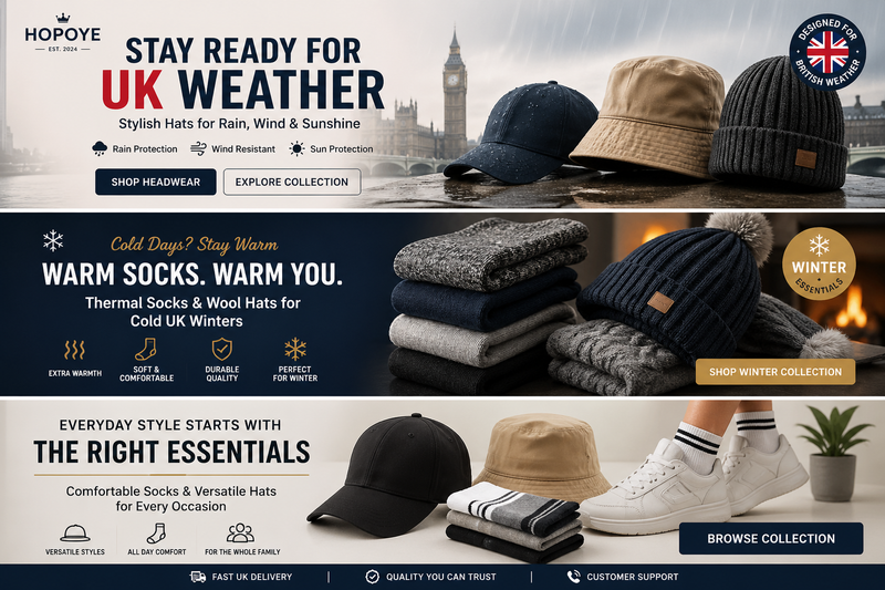 Best Hats and Socks for UK Weather (2026 Guide): Stay Stylish, Warm and Comfortable All Year