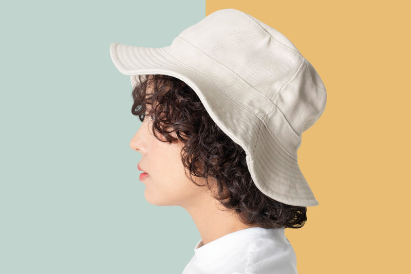 Plain cotton bucket hat from Hopoye's UK bucket hat collection