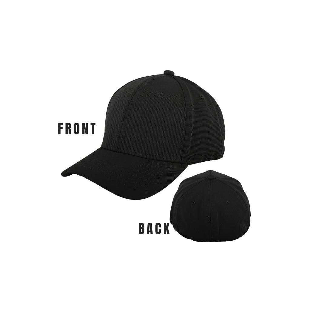Stretch fit baseball cap close up flexible breathable UK Hopoye