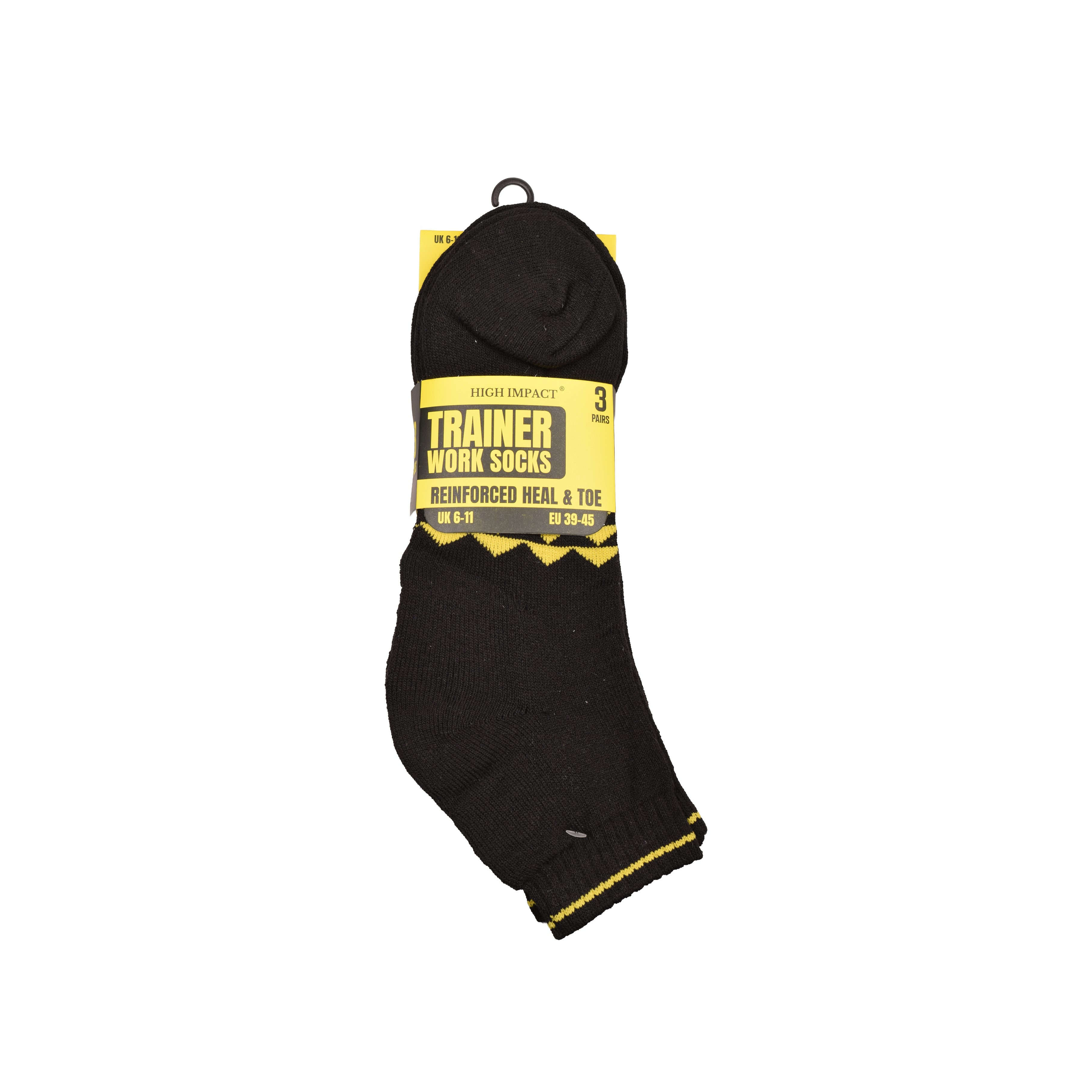 Men's breathable work socks durable cotton multipack UK Hopoye