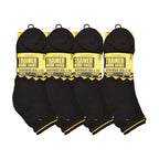 Men's work trainer socks cushioned breathable cotton multipack UK Hopoye