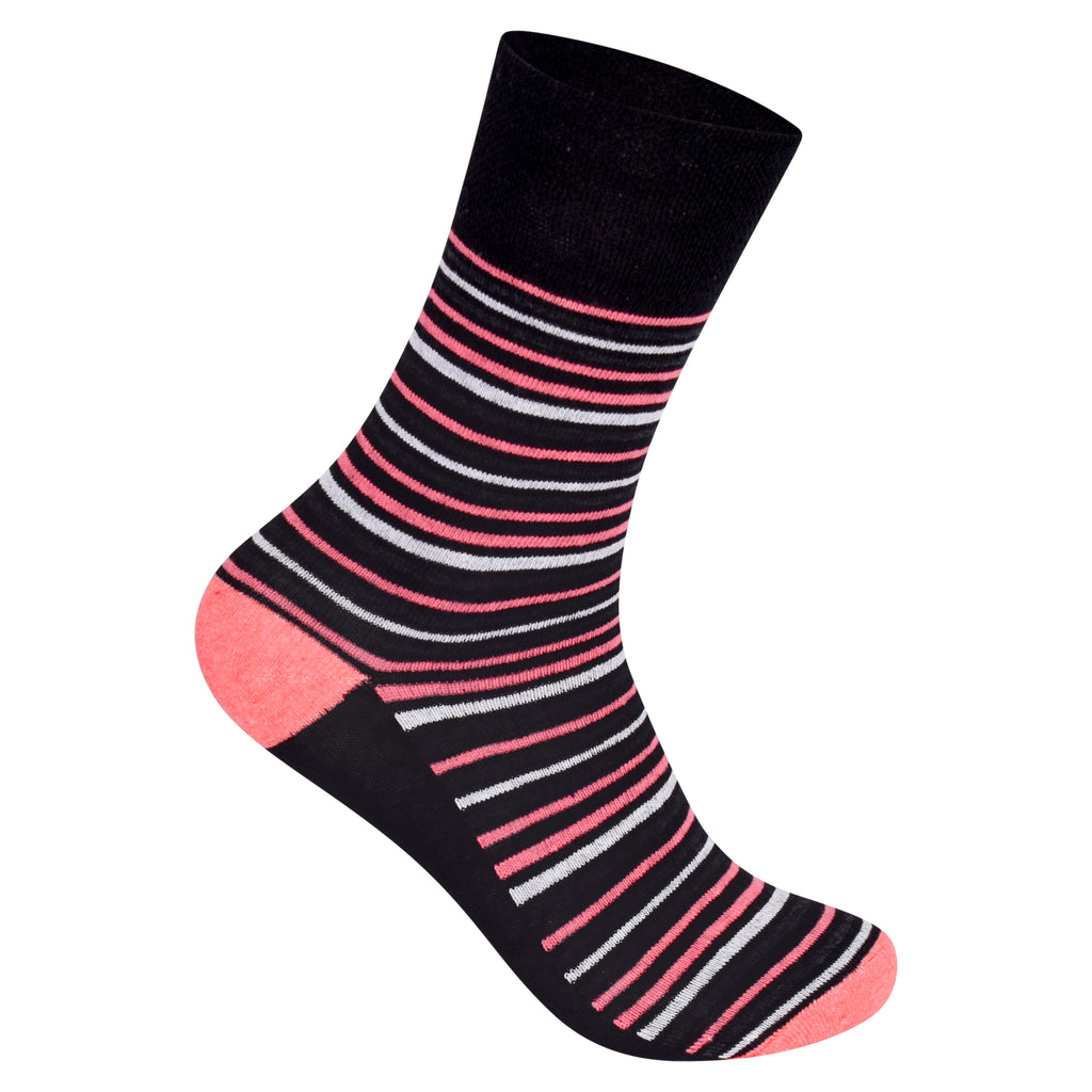 Ladies Diabetic Socks Non-Binding Loose Fit | Cotton Rich Multipack 3, 6, 9 & 12 Pairs | UK