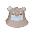 Cute animal print cotton bucket hat novelty festival hat UK Hopoye