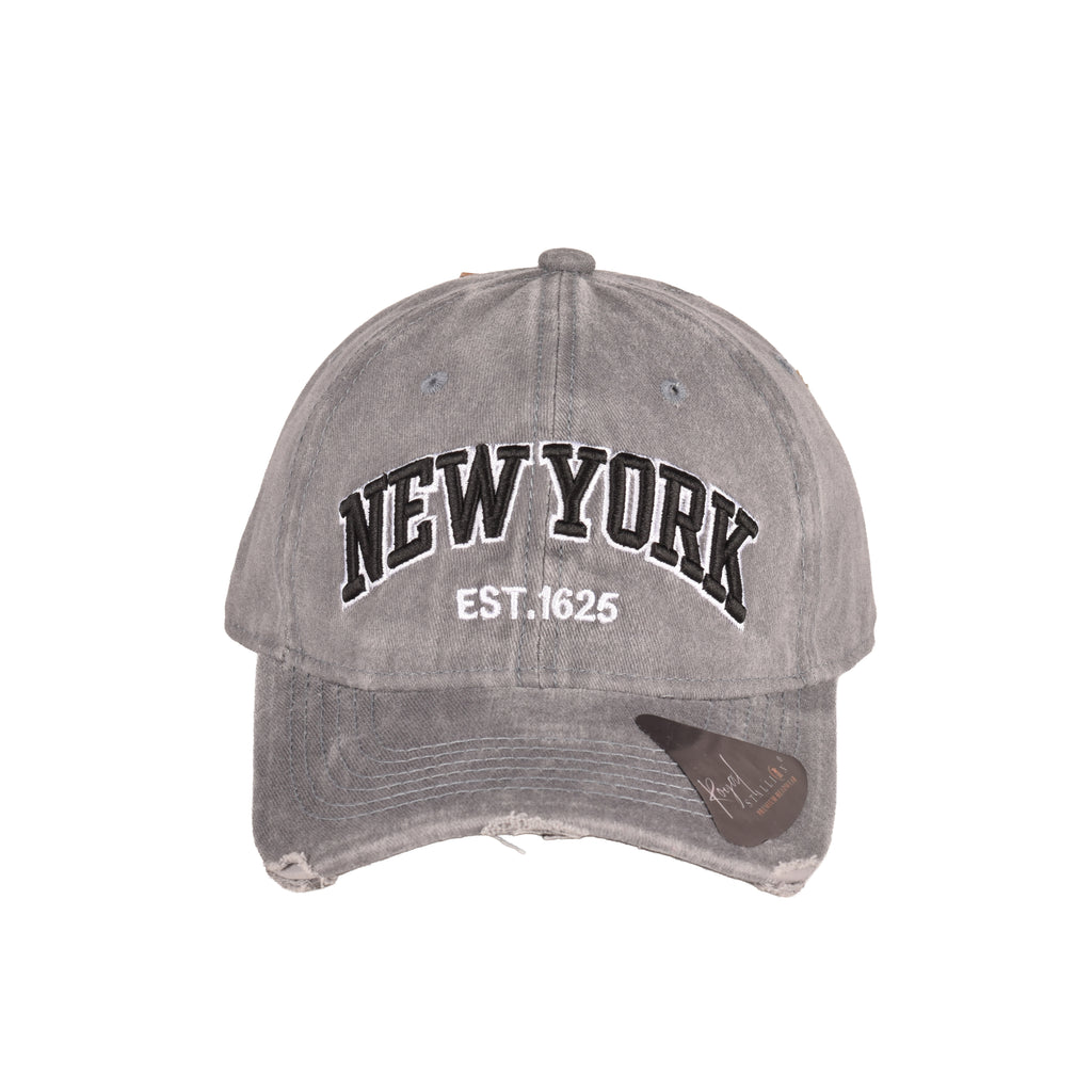 Vintage New York cap washed colour range 7 options UK Hopoye