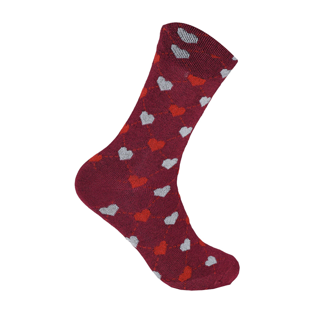 Heart design ladies socks multipack 3 6 9 12 pairs UK Hopoye