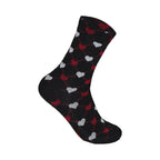 Heart design socks gift idea ladies multipack 3 6 9 12 pairs UK Hopoye