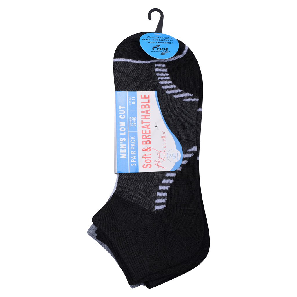 Men's Cushioned Trainer Socks | Breathable Cotton Multipack 3, 6, 9 & 12 Pairs | UK