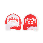 England flag red white embroidered 5 panel baseball cap UK Hopoye