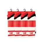 Man United football socks breathable cotton red black multipack UK Hopoye