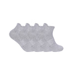 Grey trainer socks men breathable cotton low cut ankle UK 3 6 9 12 pairs