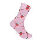 Strawberry design socks gift idea ladies multipack 3 6 9 12 pairs UK Hopoye
