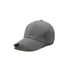 Men's plain stretch fit baseball cap, structured fitted everyday cap by Hopoye
