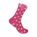 Women's heart novelty socks close up sweet print cotton UK