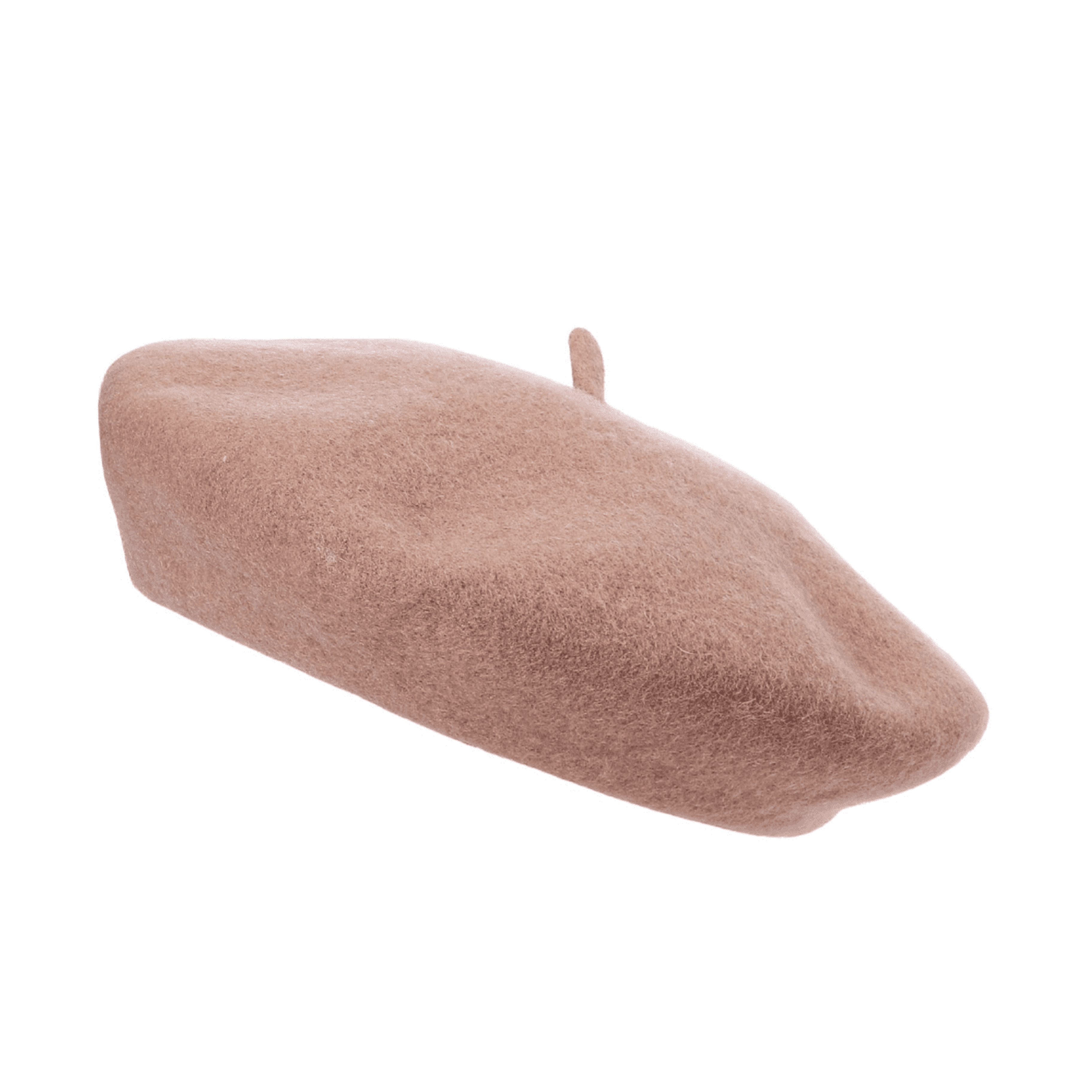 Khaki wool beret hat unisex soft warm vintage artist style UK Hopoye