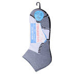 Trainer socks for men ribbed cuff cushioned sole breathable cotton UK multipack