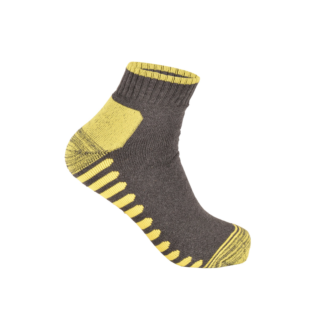 Cushioned patterned work socks men durable breathable multipack UK Hopoye