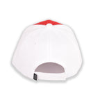 England flag red white embroidered 5 panel cap worn outdoors UK Hopoye