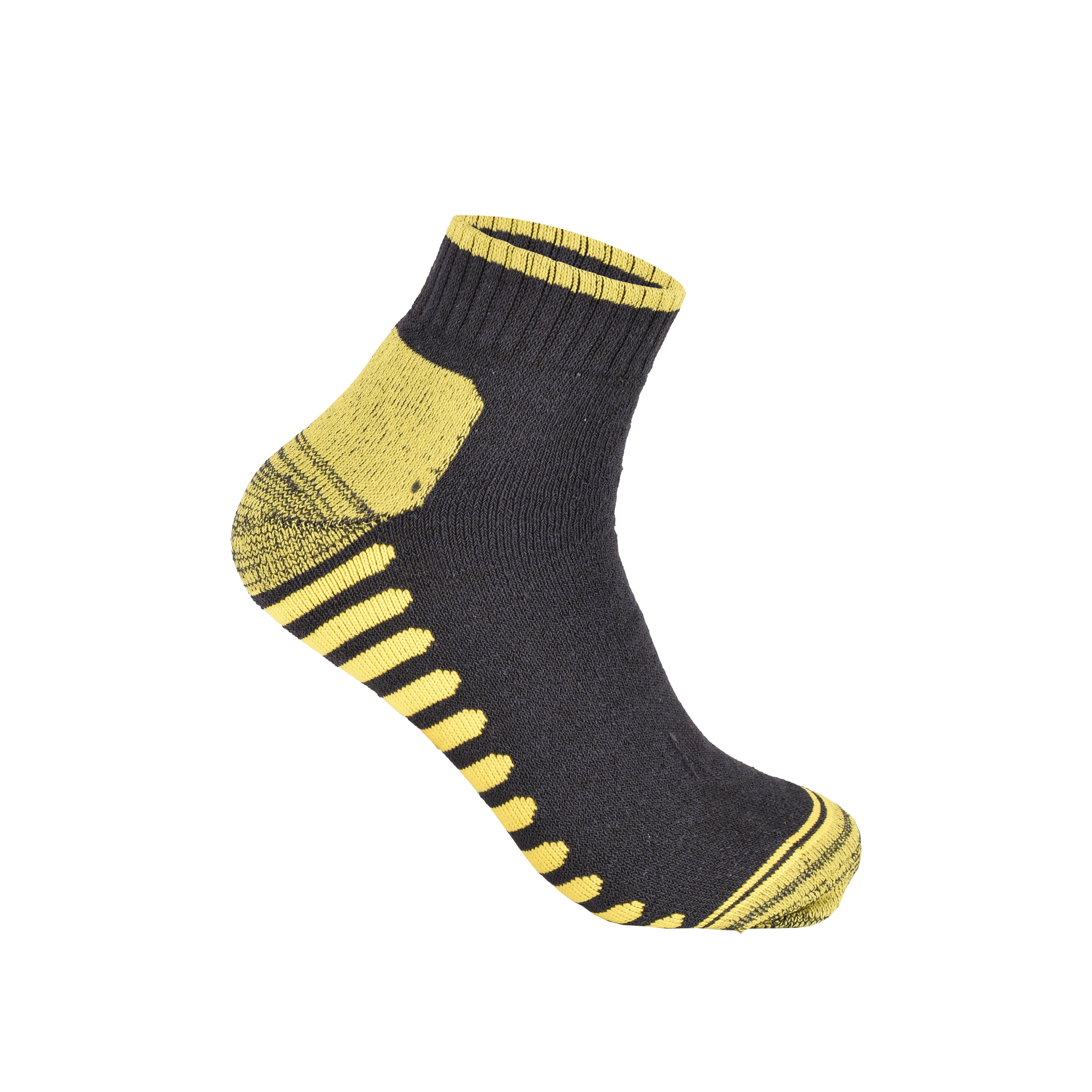 Men's patterned work trainer socks cotton breathable reinforced UK 3 6 9 12 pairs