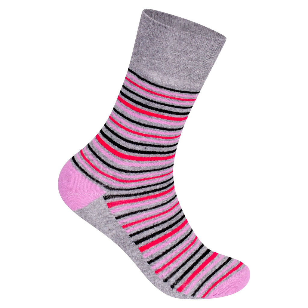 Ladies Diabetic Socks Non-Binding Loose Fit | Cotton Rich Multipack 3, 6, 9 & 12 Pairs | UK
