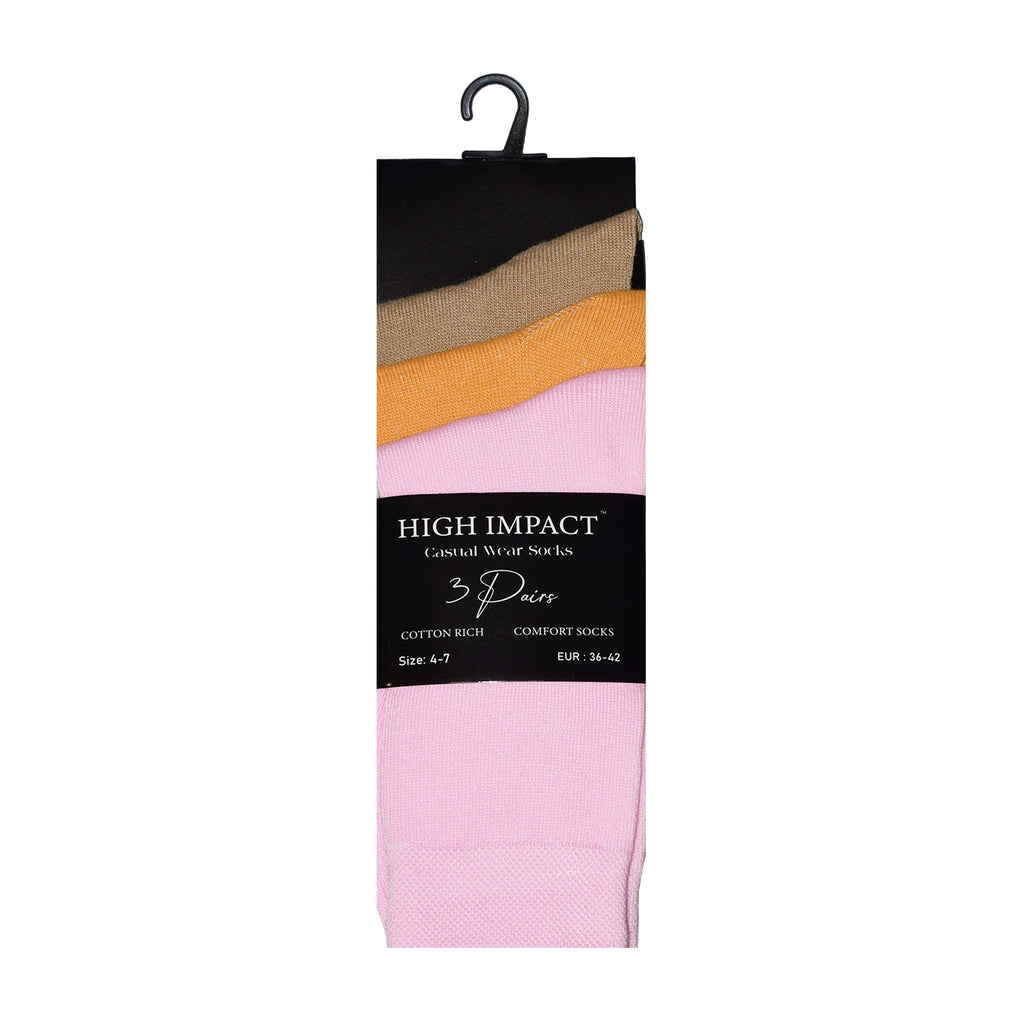 Pastel Design Women's Cotton Rich Socks | Ladies Novelty Multipack 3, 6, 9 & 12 Pairs | UK 4-6.5