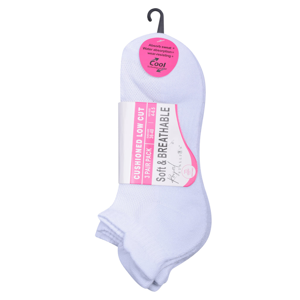Black girls school trainer socks breathable multipack UK Hopoye