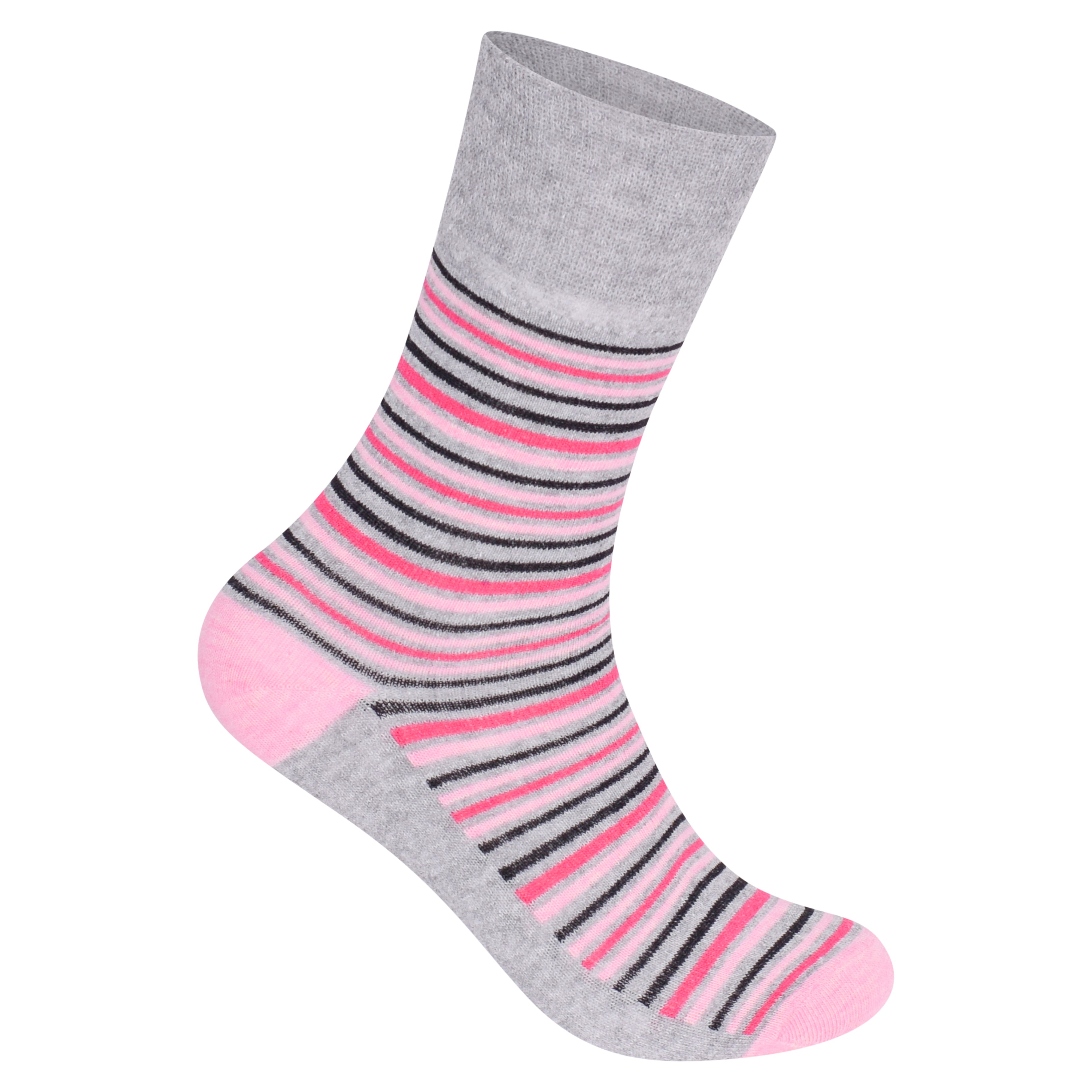 Ladies Diabetic Socks Non-Binding Loose Fit | Cotton Rich Multipack 3, 6, 9 & 12 Pairs | UK