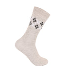 Patterned diabetic socks for men comfortable breathable cotton UK