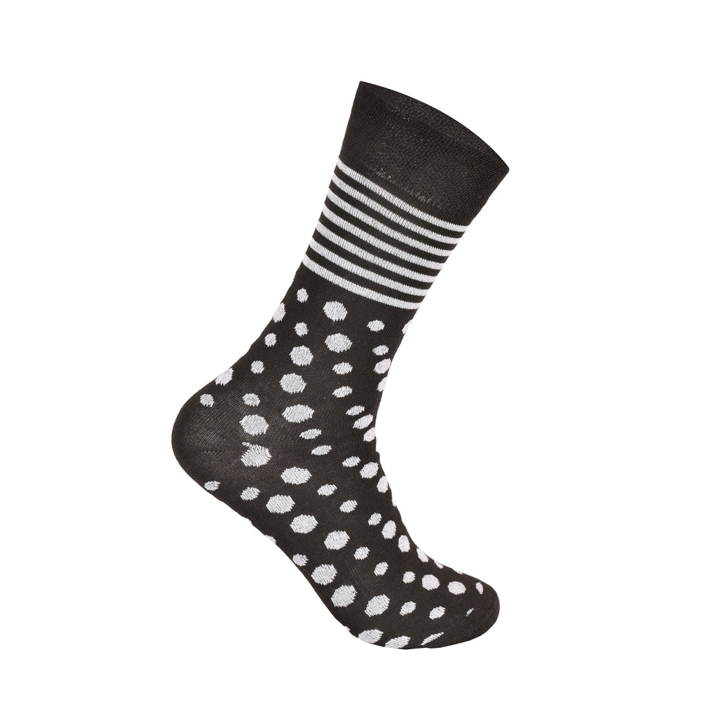 Men's Diabetic Diamond Pattern Socks Non-Binding Loose Fit | Cotton Rich Multipack 3, 6, 9 & 12 Pairs