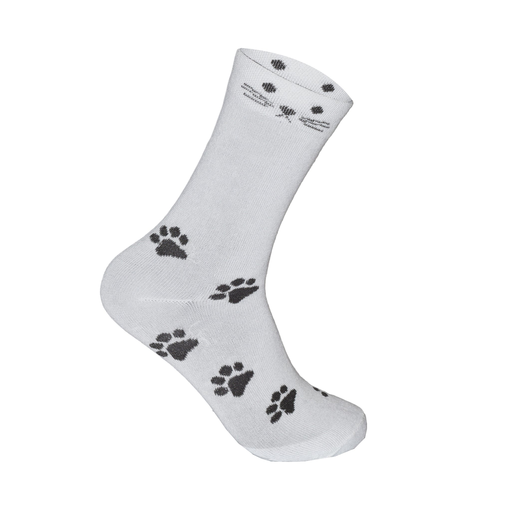 Cat Design Women's Cotton Rich Socks | Ladies Novelty Multipack 3, 6, 9 & 12 Pairs | UK 4-6.5