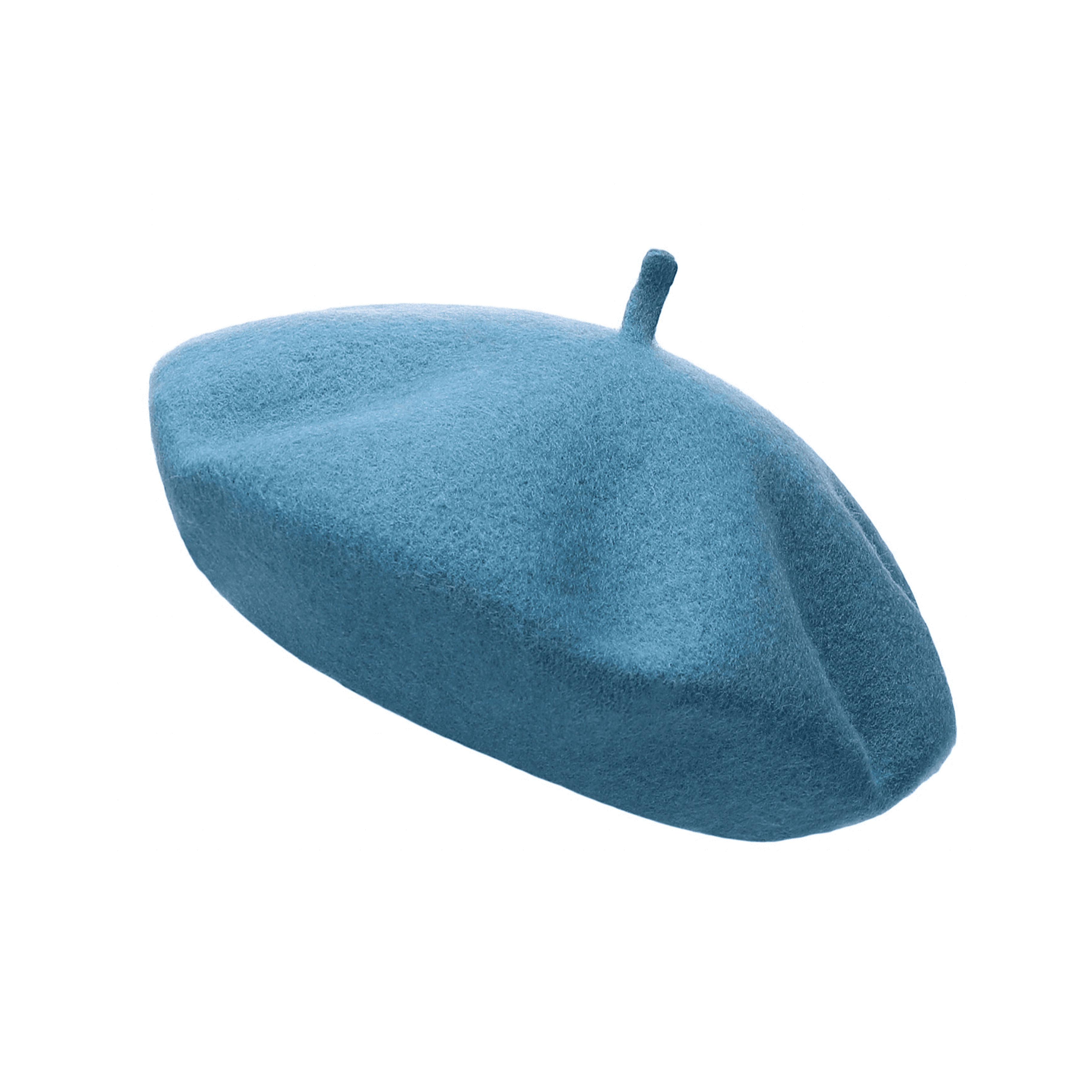 Mint wool beret hat unisex soft warm vintage artist style UK Hopoye
