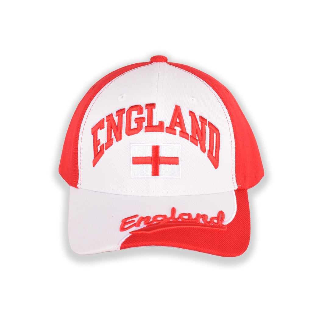 England flag fan cap adjustable back strap UK Hopoye