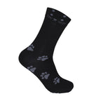 Cat print ladies socks folded multipack detail breathable cotton UK