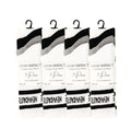 Newcastle black white football socks breathable cotton multipack UK Hopoye