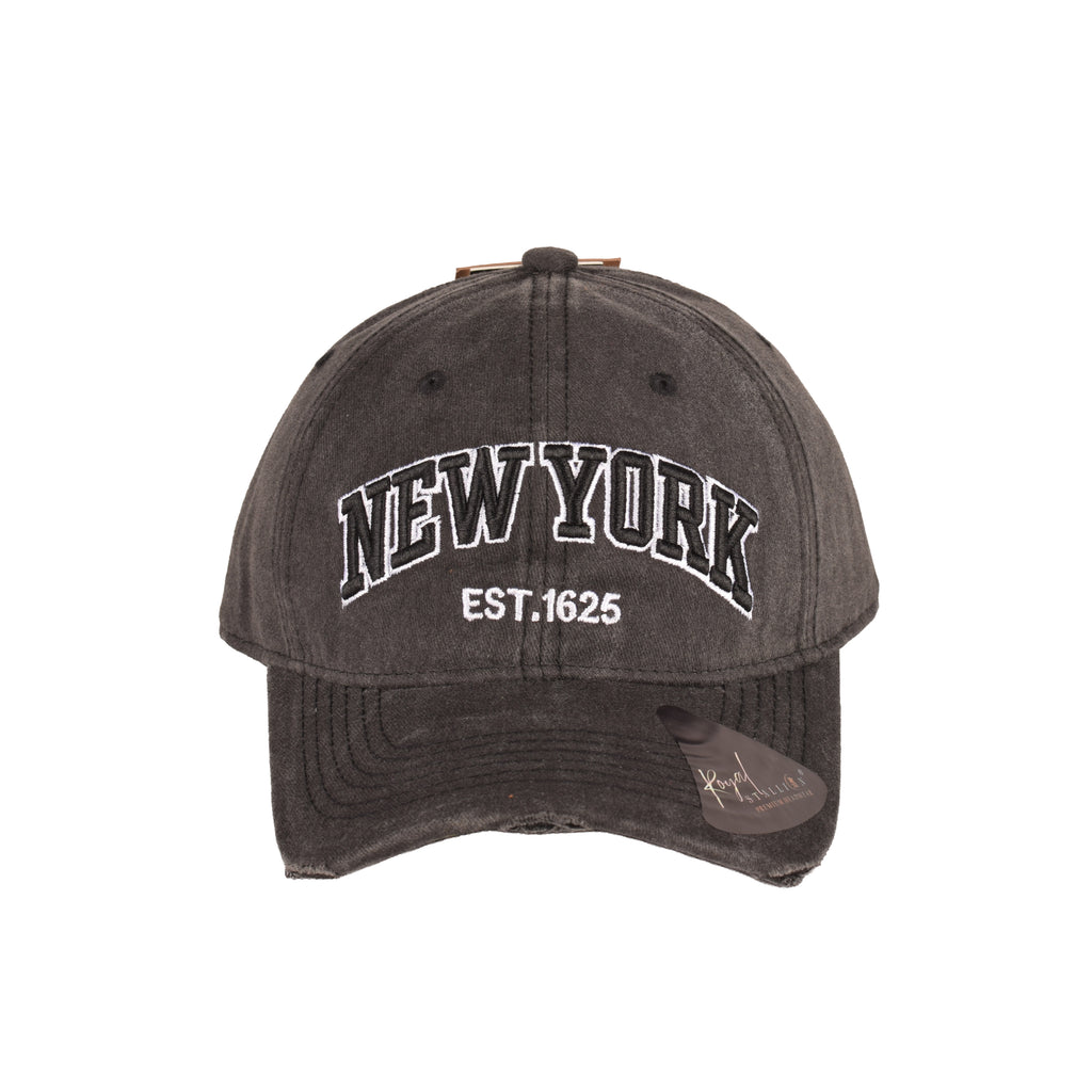 Vintage New York Washed Distressed Embroidered Baseball Cap | UK