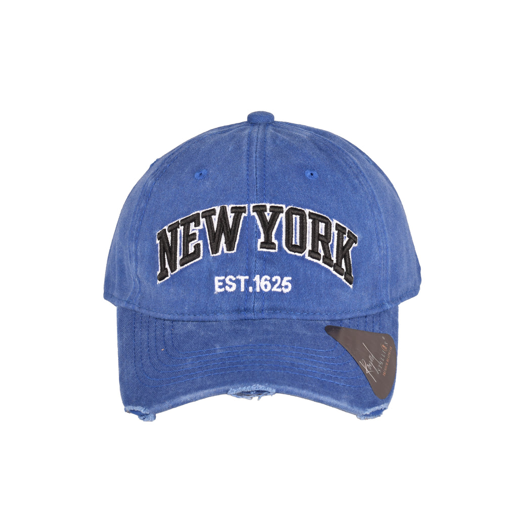 Vintage New York cap side view washed cotton UK Hopoye