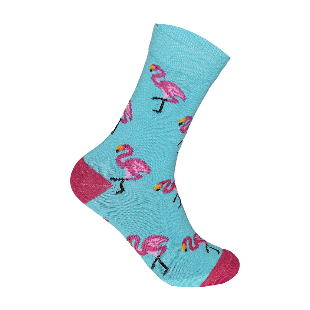 Flamingo design ladies socks multipack 3 6 9 12 pairs UK Hopoye