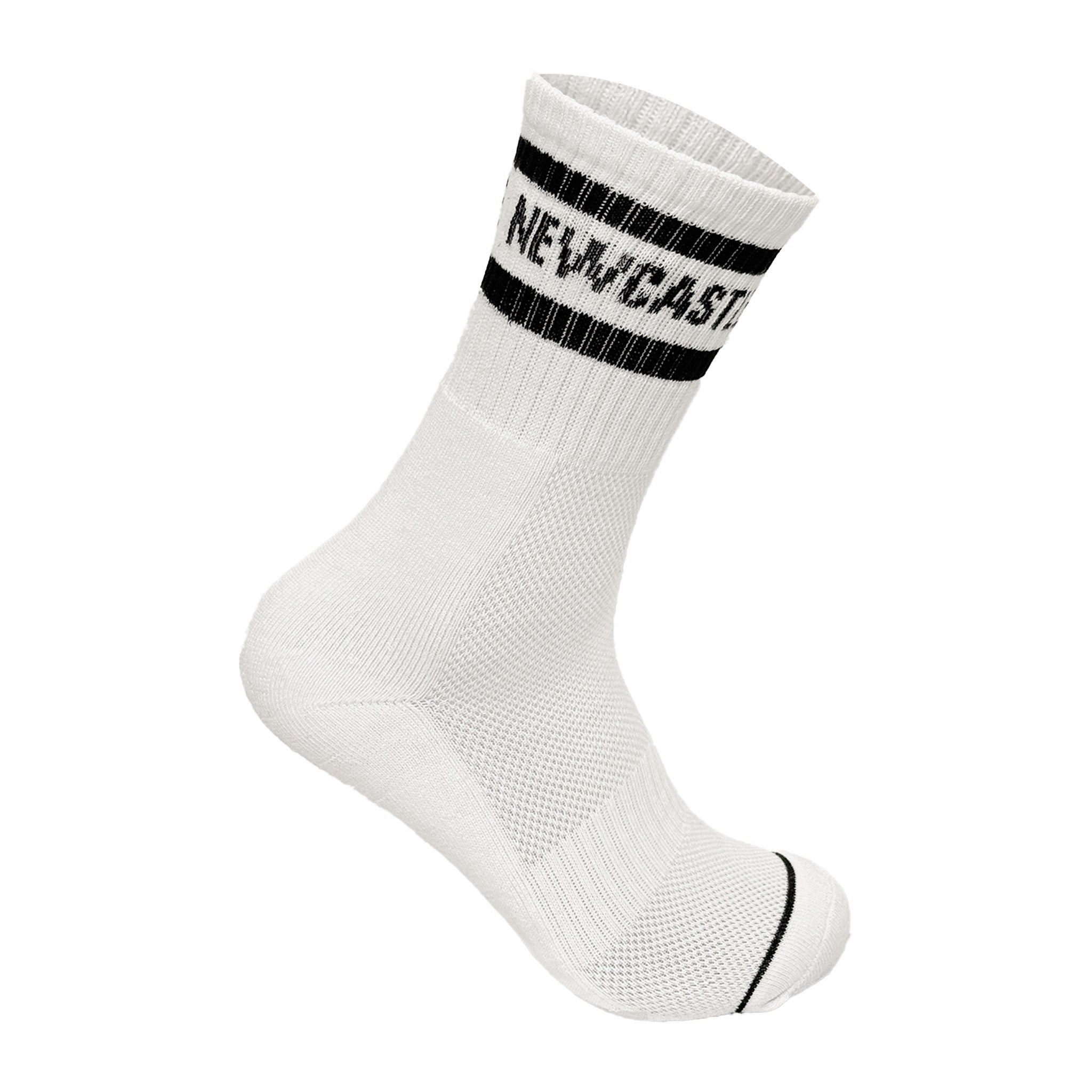 Newcastle inspired sports socks reinforced heel toe UK 6-11 Hopoye