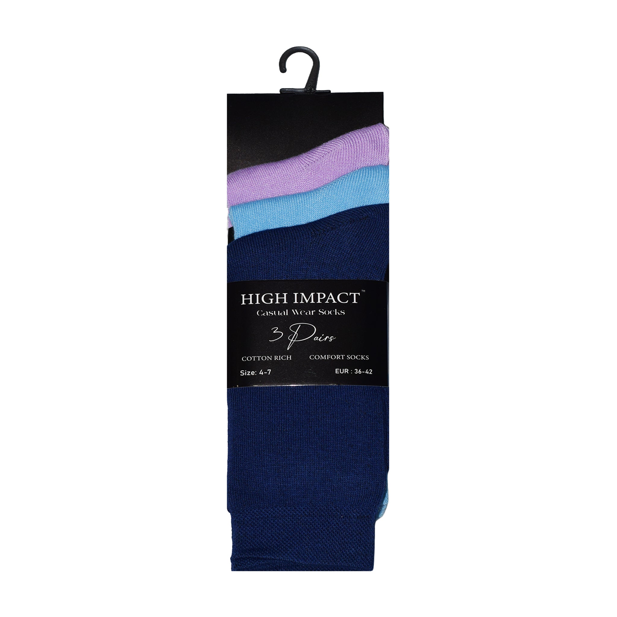 Pastel Design Women's Cotton Rich Socks | Ladies Novelty Multipack 3, 6, 9 & 12 Pairs | UK 4-6.5
