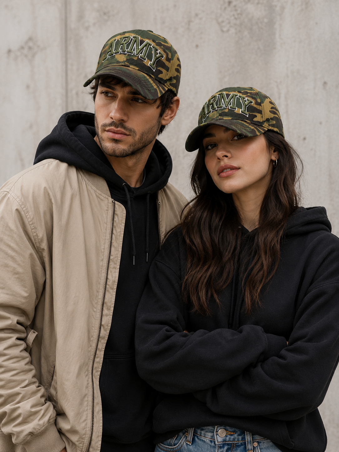Army camo cap pattern range 6 options adjustable UK Hopoye