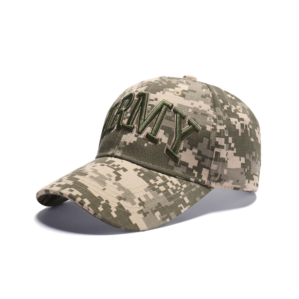 ARMY Embroidered Camo Baseball Cap | Adjustable Military Hat | 6 Patterns UK