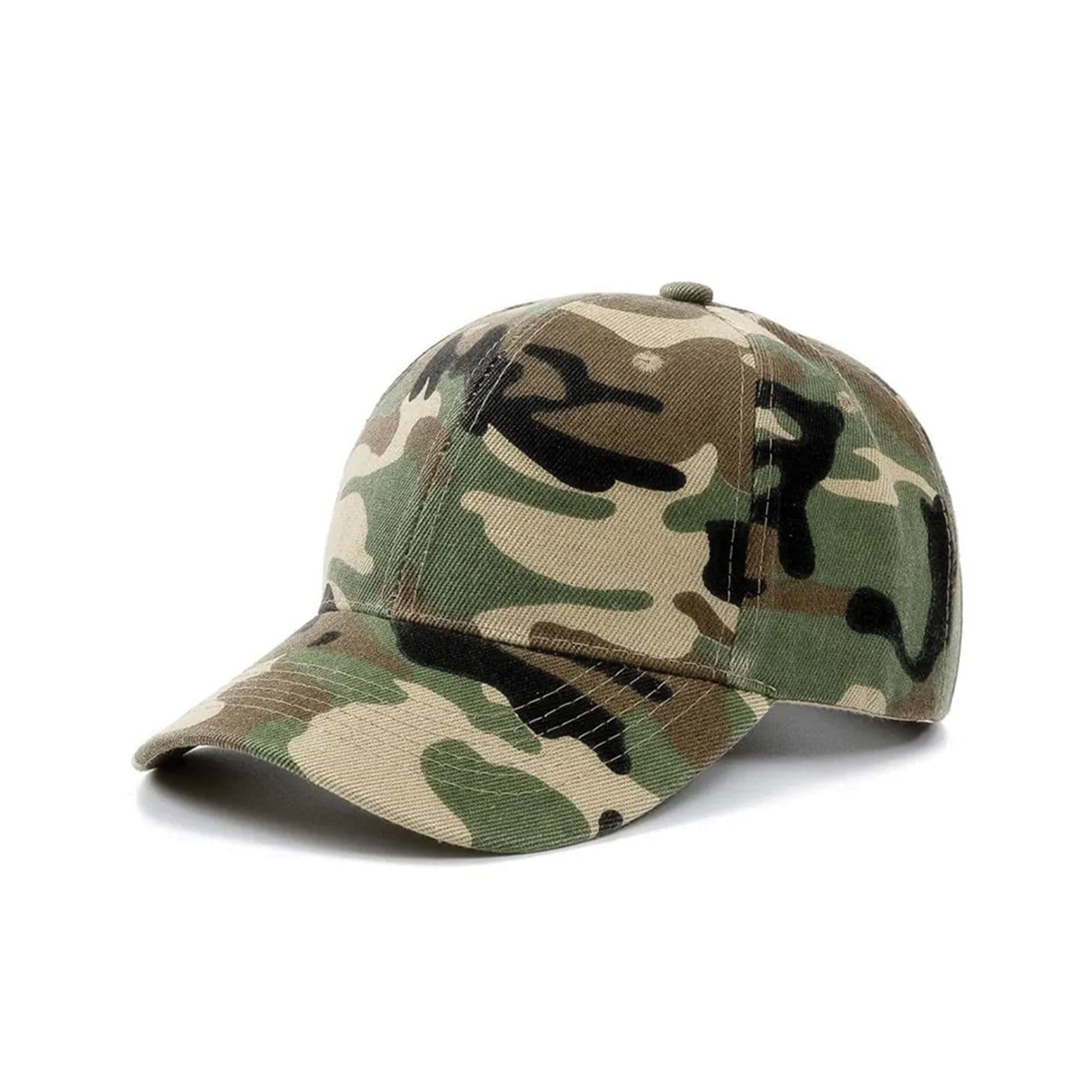 ARMY Embroidered Camo Baseball Cap | Adjustable Military Hat | 6 Patterns UK