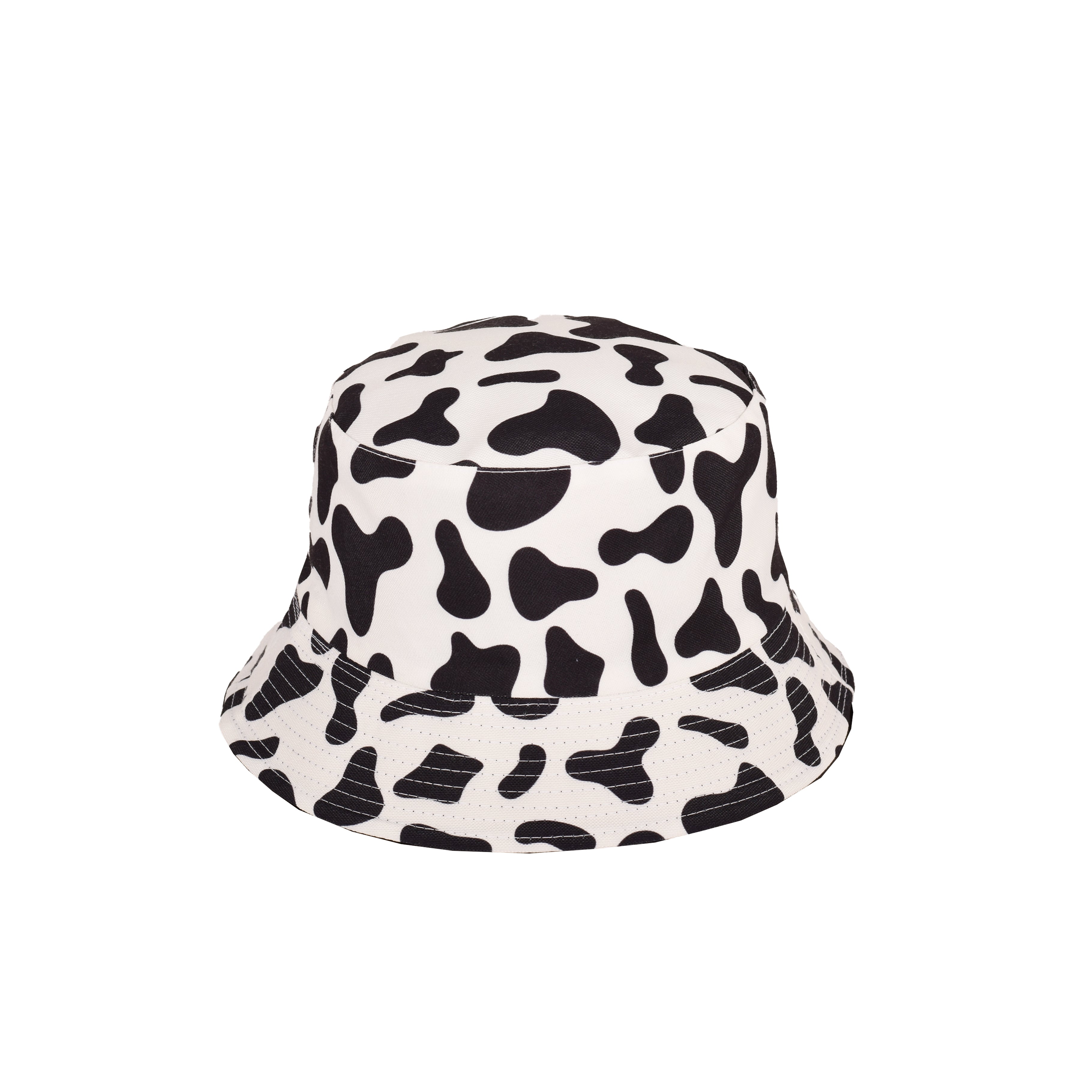 Reversible cow print hat design range 3 colourways UK Hopoye