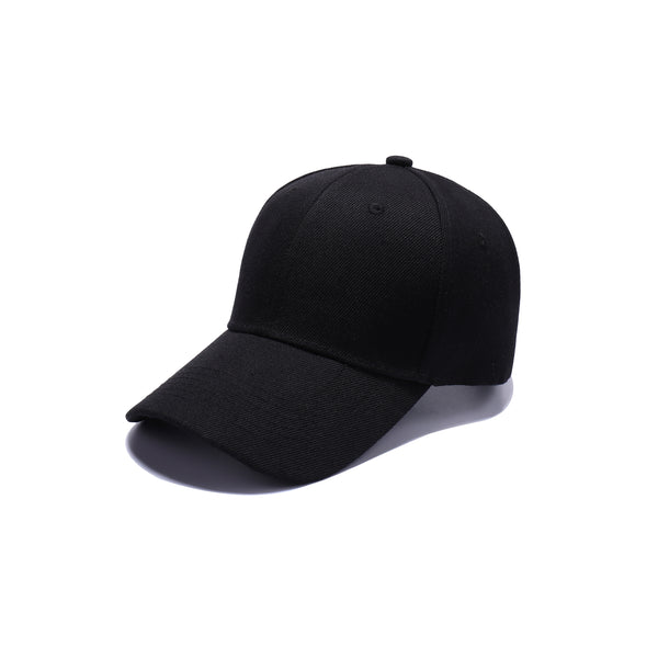 black plain baseball cap uk