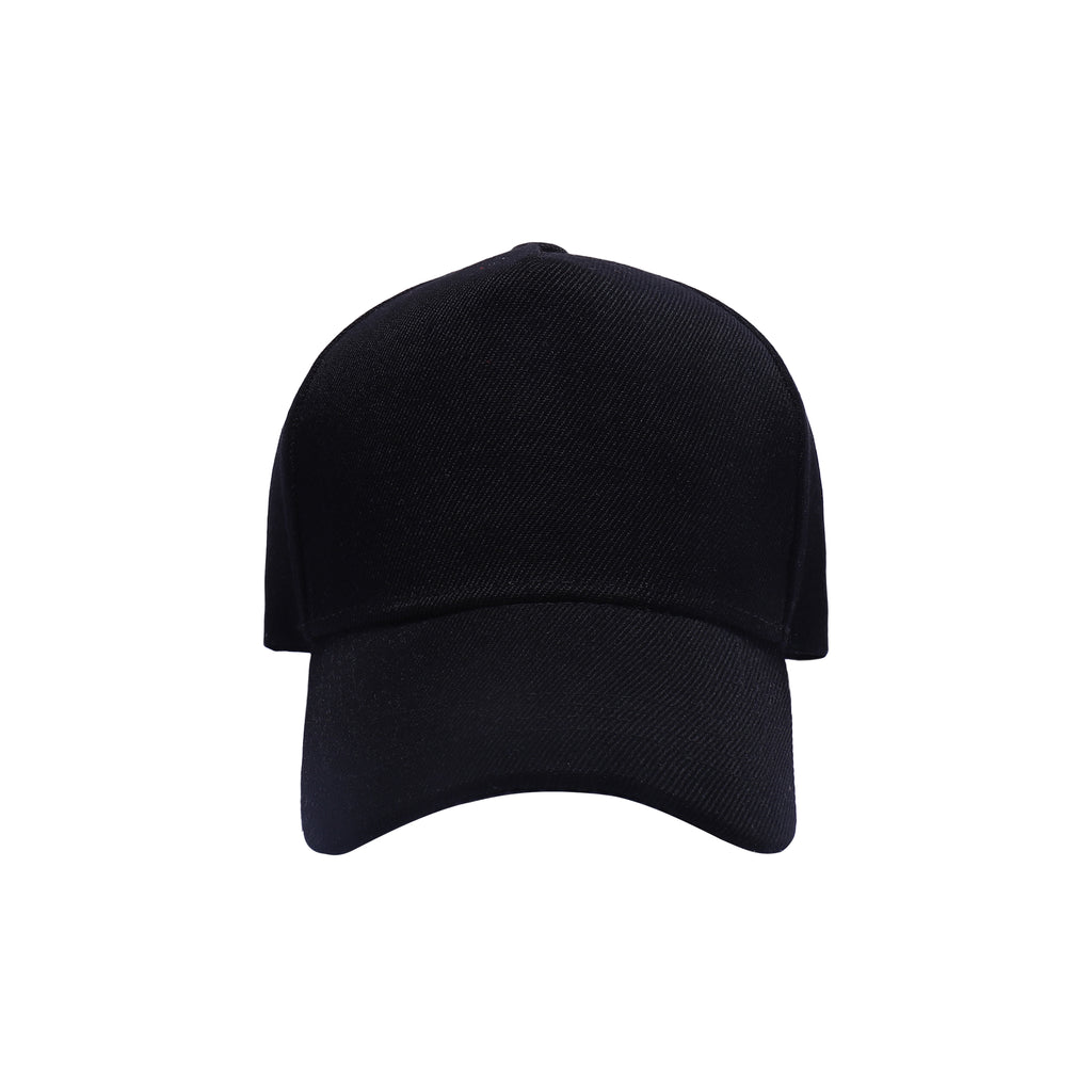 Plain five panel baseball cap adjustable solid colour unisex UK Hopoye