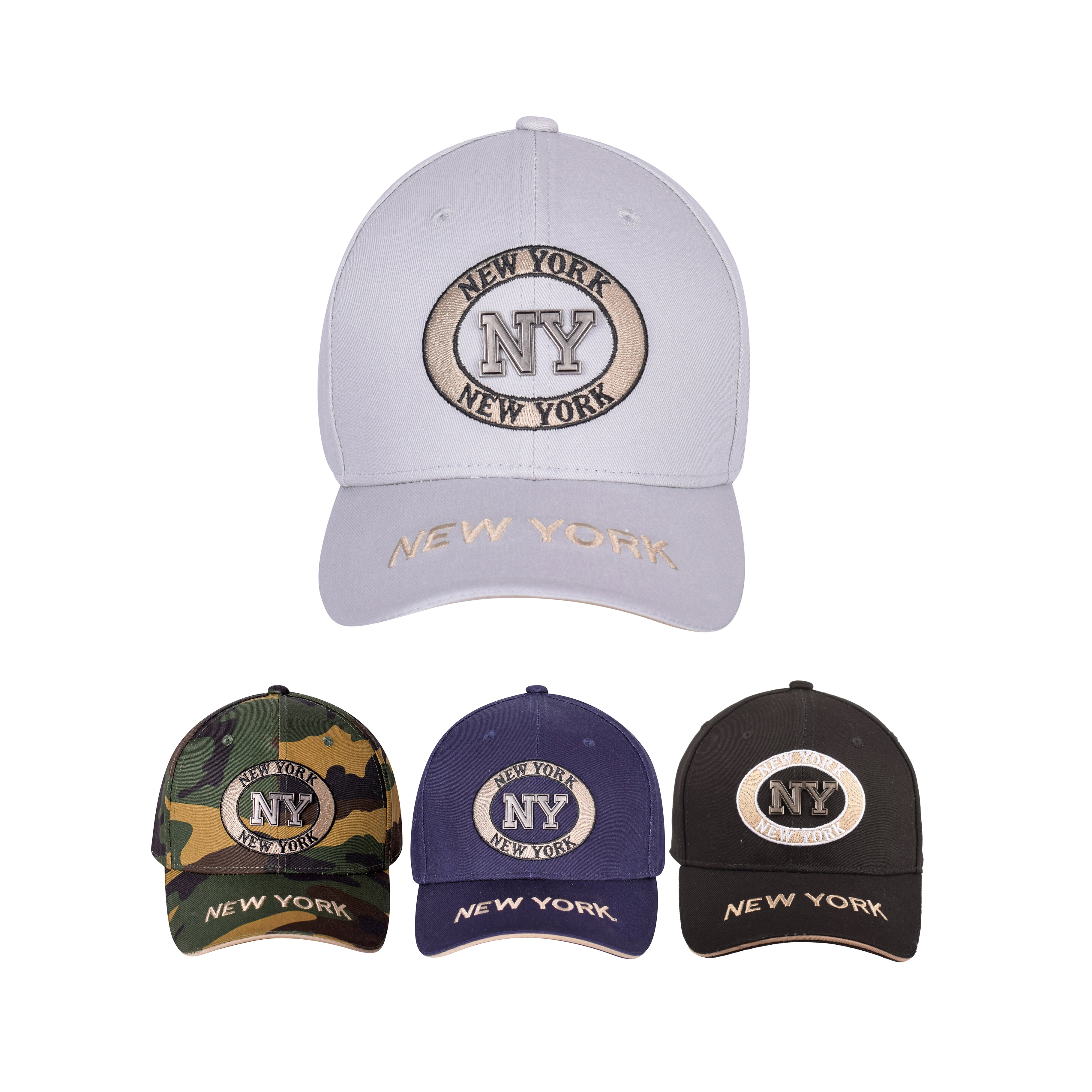 New York baseball cap adjustable 100% cotton UK Hopoye
