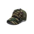 Camouflage trucker cap mesh net 5 panel 100% cotton unisex UK Hopoye