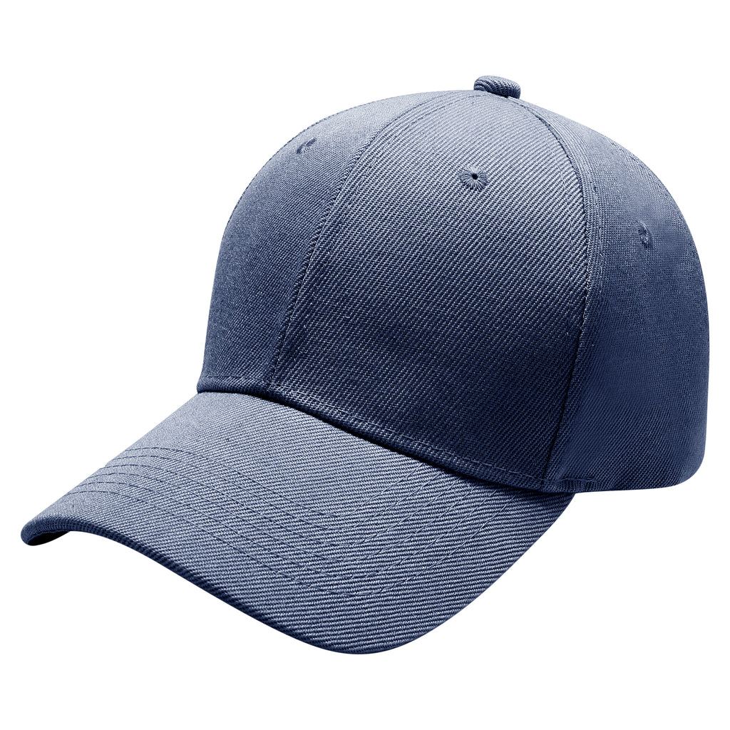 Plain Baseball Cap Adjustable Velcro | 27 Colours 100% Acrylic UK