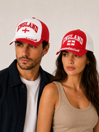 England flag embroidered 5 panel cap adjustable fan UK Hopoye