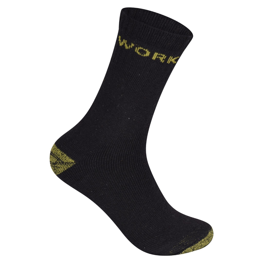 Hopoye Men's Essential Work Socks cotton rich multipack