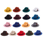 Wool fedora hat handmade wide brim size guide XS to XL UK Hopoye